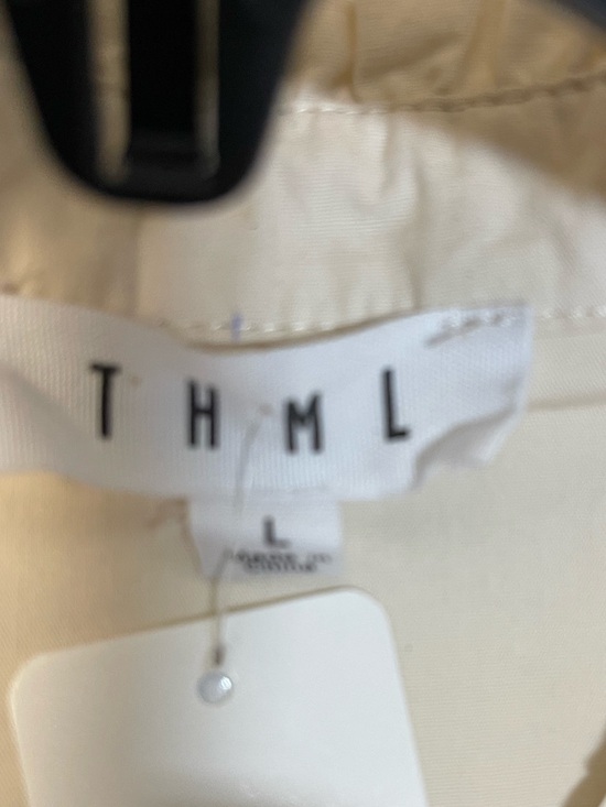 THML Cream Shirt with embroidery Stitching - Picture 3 of 5